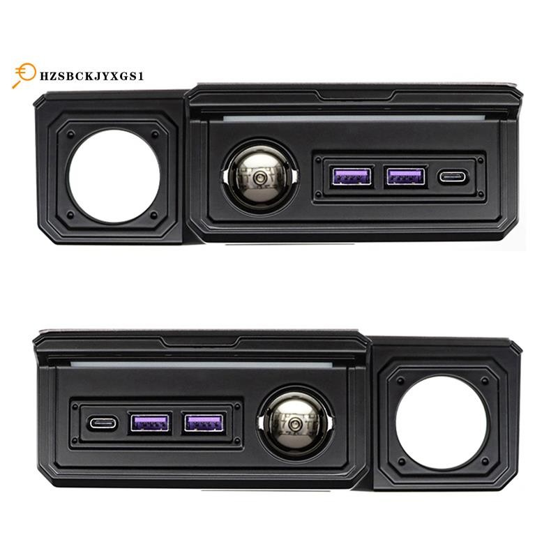 Dual USB Car Charger และ Type-C พอร์ตชาร์จอะแดปเตอร์สําหรับ Jimny JB64 JB74W 2019-2023 LHD