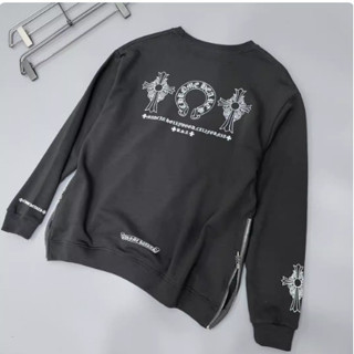 เสื้อกันหนาวแบบฮู้ดดี้ พิมพ์ลายเกือกม้า มีซิปด้านข้าง สบายแล…