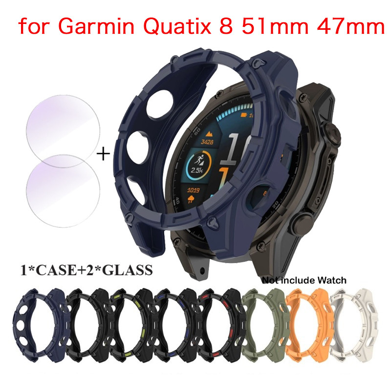 ซิลิโคนเกราะป้องกันสําหรับ Garmin Quatix 8 51 มม.47 มม.ซิลิโคนสําหรับ Garmin Quatix 8 47 มม.51 มม.นา