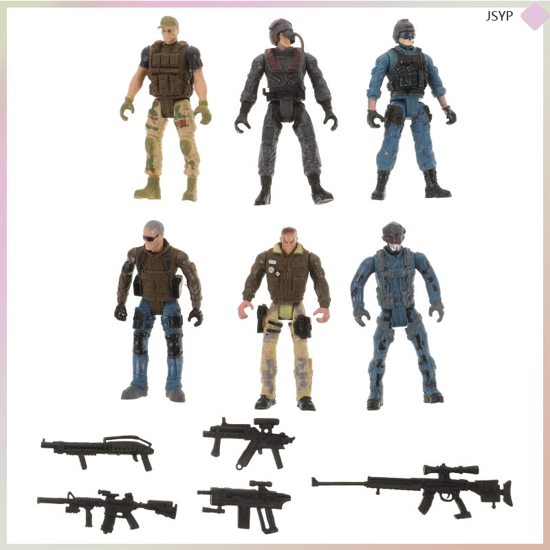 Soldier Model Toys Action Figure Guns Army Men Playset Number Accessories junshaoyipin