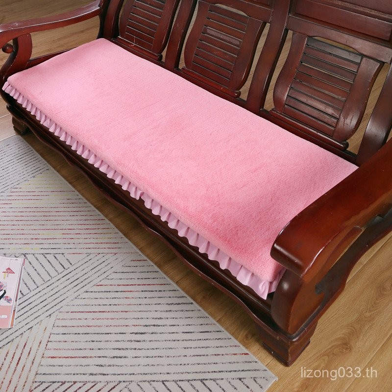 เบาะ ที่ถอดออกได้ล้างทําความสะอาดได้เก้าอี้ไม้เนื้อแข็งสามคนฤดูหนาวที่นั่งเบาะฤดูใบไม้ผลิฤดูใบไม้ร่ว