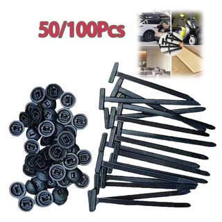 สายรัดเคเบิลไนลอน ไนลอน Universal Cable Tie Buckle, สวมใส่ทนทาน , น้ําหนักเบาปรับสายพลาสติกแบบพกพา 50/100 ชิ้น
