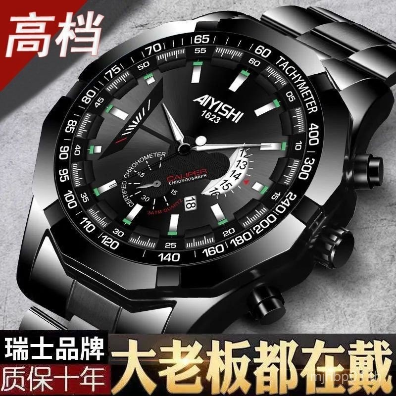 [นาฬิกาที่มีชื่อเสียงของโลก] ฟรีกล่องของขวัญนาฬิกากลไกอัตโนมัติเต็มรูปแบบผู้ชายพร้อมปฏิทินนาฬิกาข้อม