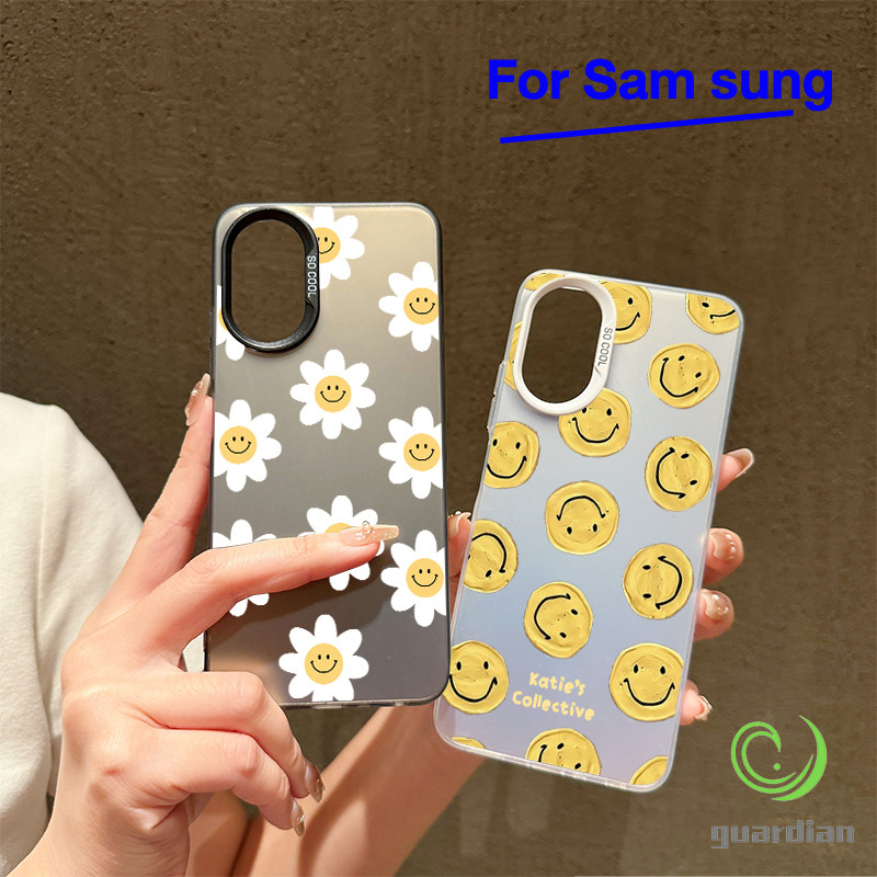 สำหรับ Samsung เคส A06 A16 4G 5G A12 สัญลักษณ์สีเหลือง M12 A04s A13 5G A25 A12 A03 A02s A05 A06 A14 M12 A30s A04s A50