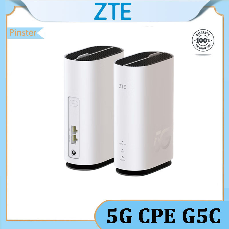 ZTE 5G CPE G5C WiFi 6 เราเตอร์, Dual-Band, Gigabit Ethernet, 32 อุปกรณ์, การซื้อขาย ZZM แบบมีสาย
