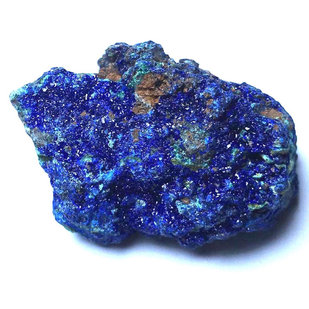 ธรรมชาติ Azurite หินหยาบตกแต่งบ้านหิน Azurite ตัวอย่าง Pigment Bulk Azurite แร่หยาบ