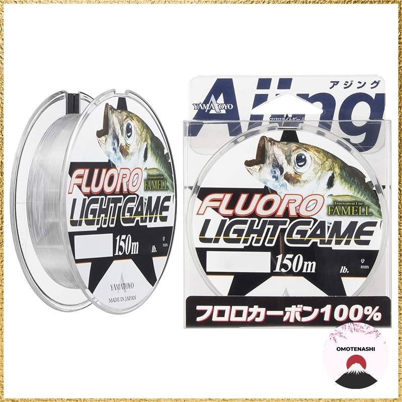 YAMATOYO Fluorocarbon Line Fluoro Light Game 150m 0.4号 1.5lb Clear
YAMATOYO Fluorocarbon Line Fluoro