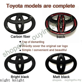 Toyota logo Yaris CAMRY COROLLA Vios logo Rav4 ป้ายโลโก้รถ พวงมาลัยป้ายหน้าและหลัง ฟรีรื้อ 12 13 14 15cm
