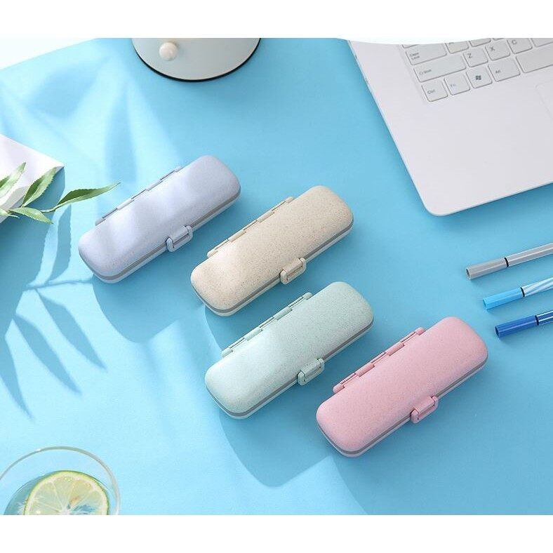 พร้อมส่ง💓 กล่องยา กล่องใส่ยา ตลับใส่ยา กล่องยาพกพา ผลิตจากฟางข้าวสาลี