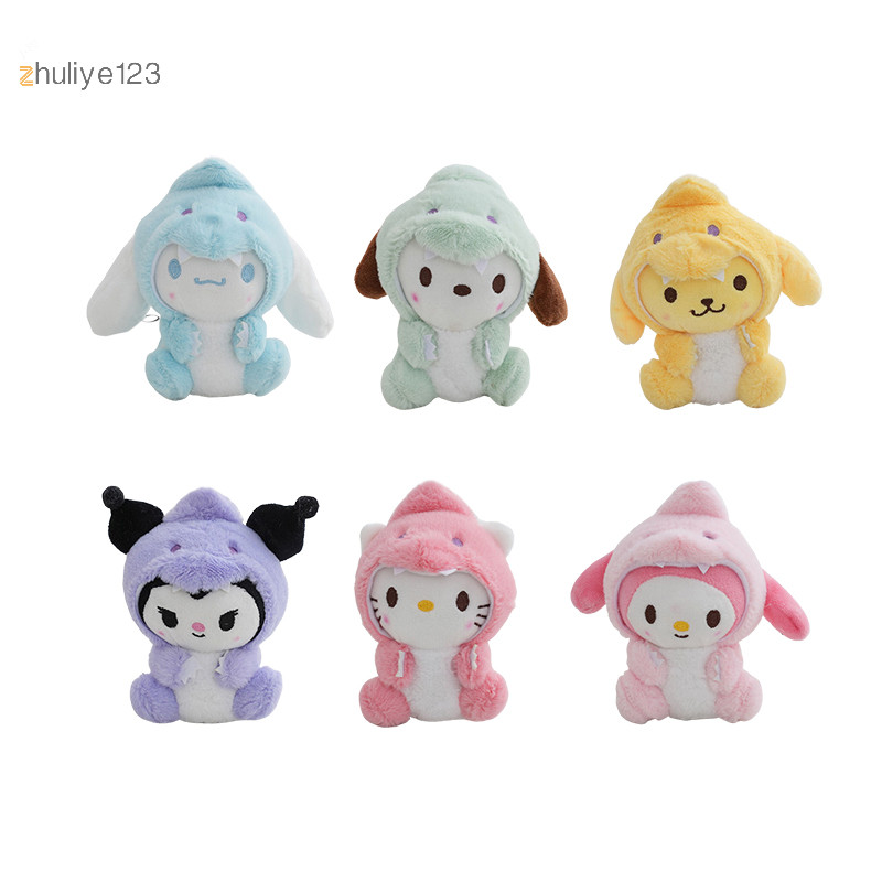 <zhuliye123>Sanrio Kawaiiอะนิเมะของเล่นตุ๊กตาkuromi Cinnamoroll Hello Kitty My Melodyนุ่มยัดตุ๊กตาสาวเด็กXmasของขวัญNice