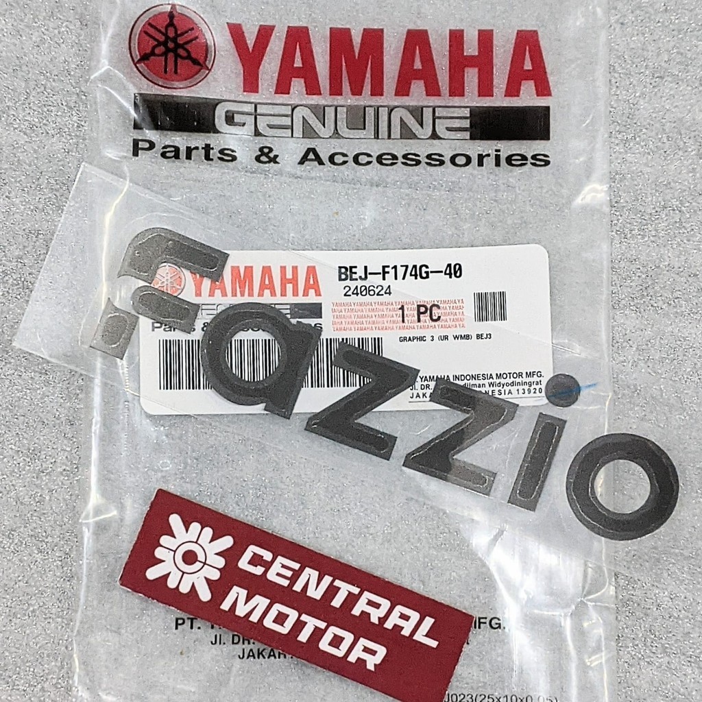 สัญลักษณ์สติ๊กเกอร์ Yamaha Fazzio ดั้งเดิม