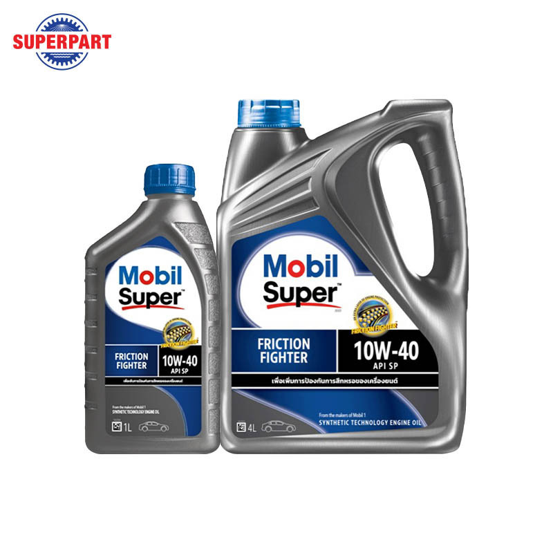 น้ำมันเครื่อง MOBIL SP FRICTION FIGHTER (10W-40)4L แถม1L(142584)
