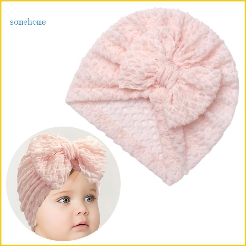 Some สบายหมวกทารกในครรภ์ผ้าโพกหัวยืดหยุ่น Bonnet Headwrap สําหรับทารกแรกเกิดเด็กวัยหัดเดิน