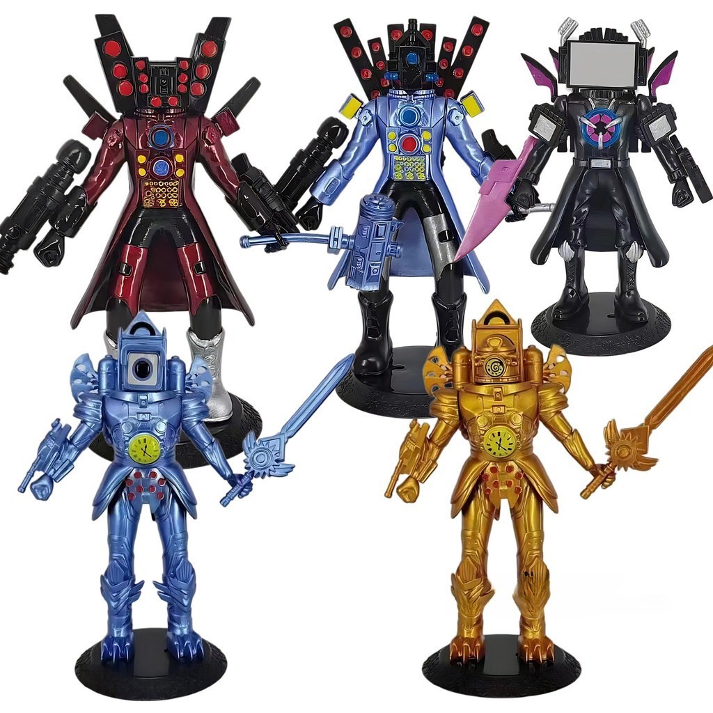 Skibidi ห้องน้ํา Titan Action Figurine PVC ตุ๊กตา TV Man ลําโพง Man นาฬิกา Man Monitor Man ตุ๊กตาห้องเดสก์ท็อป Colliction Decor เครื่องประดับของเล่น