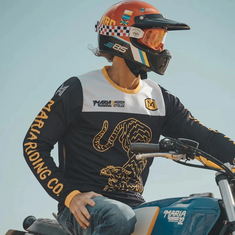 2024รุ่นใหม่ผู้ชาย MTB ดาวน์ฮิลล์แข่งย์-แขนยาววิบากเสื้อยืด