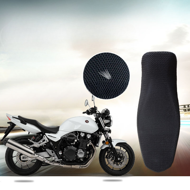 รถจักรยานยนต์ Anti-Slip 3D ผ้าตาข่ายป้องกันเบาะรองนั่งสําหรับ HONDA CB1300 2021 2022