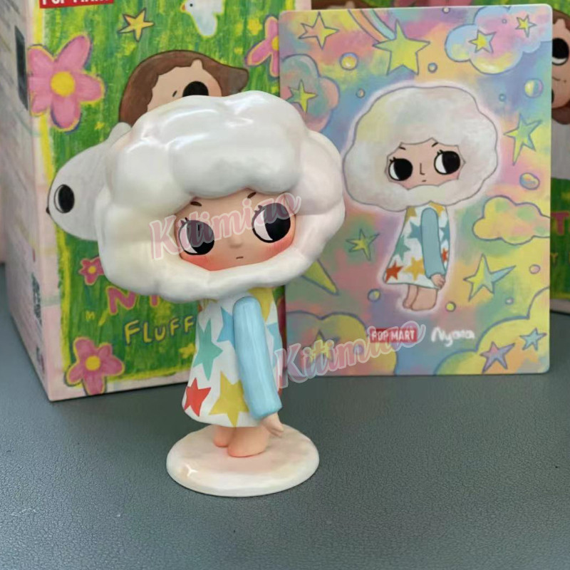 Kitimiao POPMART Nyota soft life series blind box cuteของแท้อินเทรนด์ Play Dolls ของขวัญวันเกิดคู่รัก