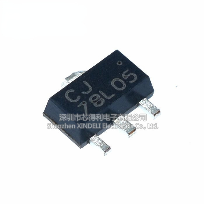 Cj78l05 3% SOT-89 0.1 A/5V/0.6W Linear Voltage Regulator Circuit Chip IC NPN ยี่ห้อใหม่พร้อมสต็อก