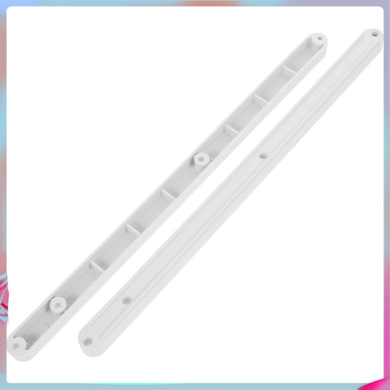 📦 2 Pcs รางเลื่อนลิ้นชักข้าง พลาสติก รางชั้นวางของแบบยืดเต็ม 12 Inch