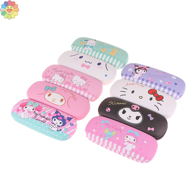 โกโก การ์ตูนแว่นตากรณีสายตาสั้นแว่นตากล่องเก็บอะนิเมะน่ารักเดินทางแบบพกพาสาว ไทย