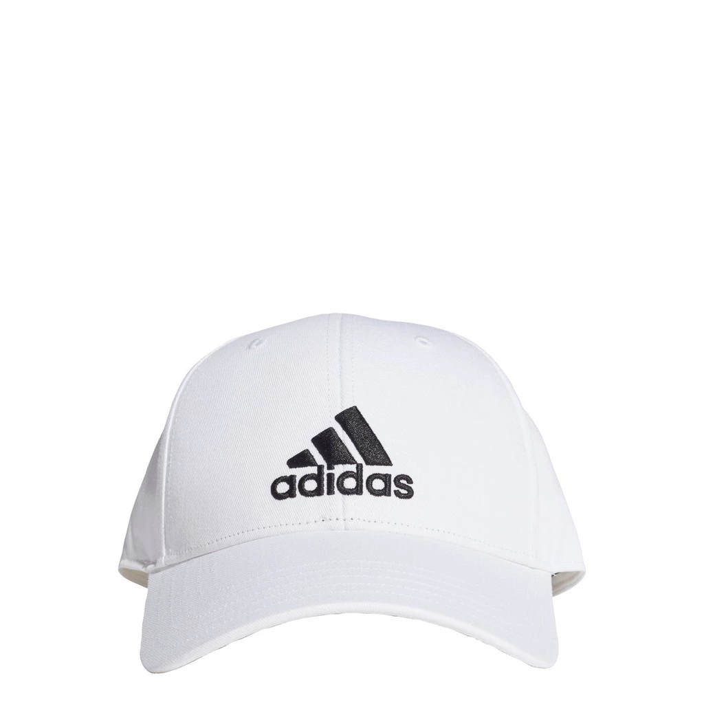adidas Lifestyle COTTON BASEBALL CAP Unisex White FK0890 thumbnail 9