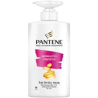 FernnyBaby สีชมพู Pantene ยาสระผม แพนทีน ขวดปั๊ม 380ML แพนทิน แชมพูแพนทีน Pantine ขวดปั๊ม สระแพนทีน แฮร์ฟอล 380 มล.