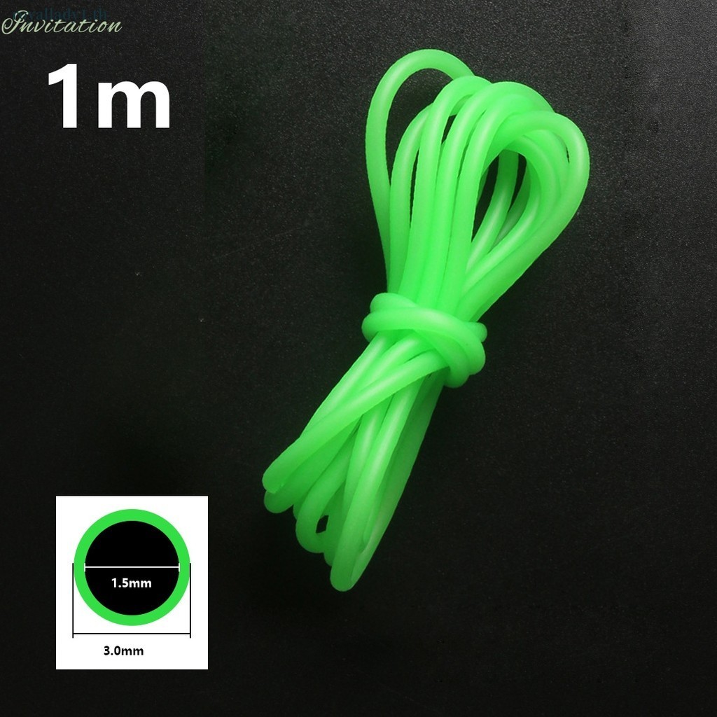 [ในสต็อก] Light Luminous Line Glow Anti Rig Tube ท่อตกปลาลวด ID 0.8-2mm x 1/1.5m