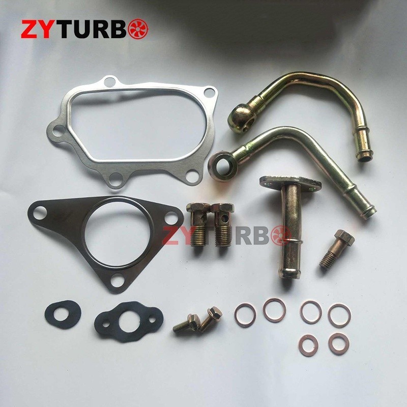 Turbo ท่อน้ําสายปะเก็นชุดสําหรับ SUBARU EJ20 EJ25 TD04 TD05 TD06 ติดตั้ง