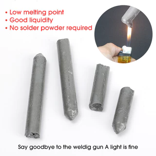 อลูมิเนียมละลายเชื่อมอุณหภูมิต่ําสากล - ชุดซ่อมแพทช์บัดกรีสแตนเลส - ซ่อมอลูมิเนียมเหล็กทองแดงละลายง่าย