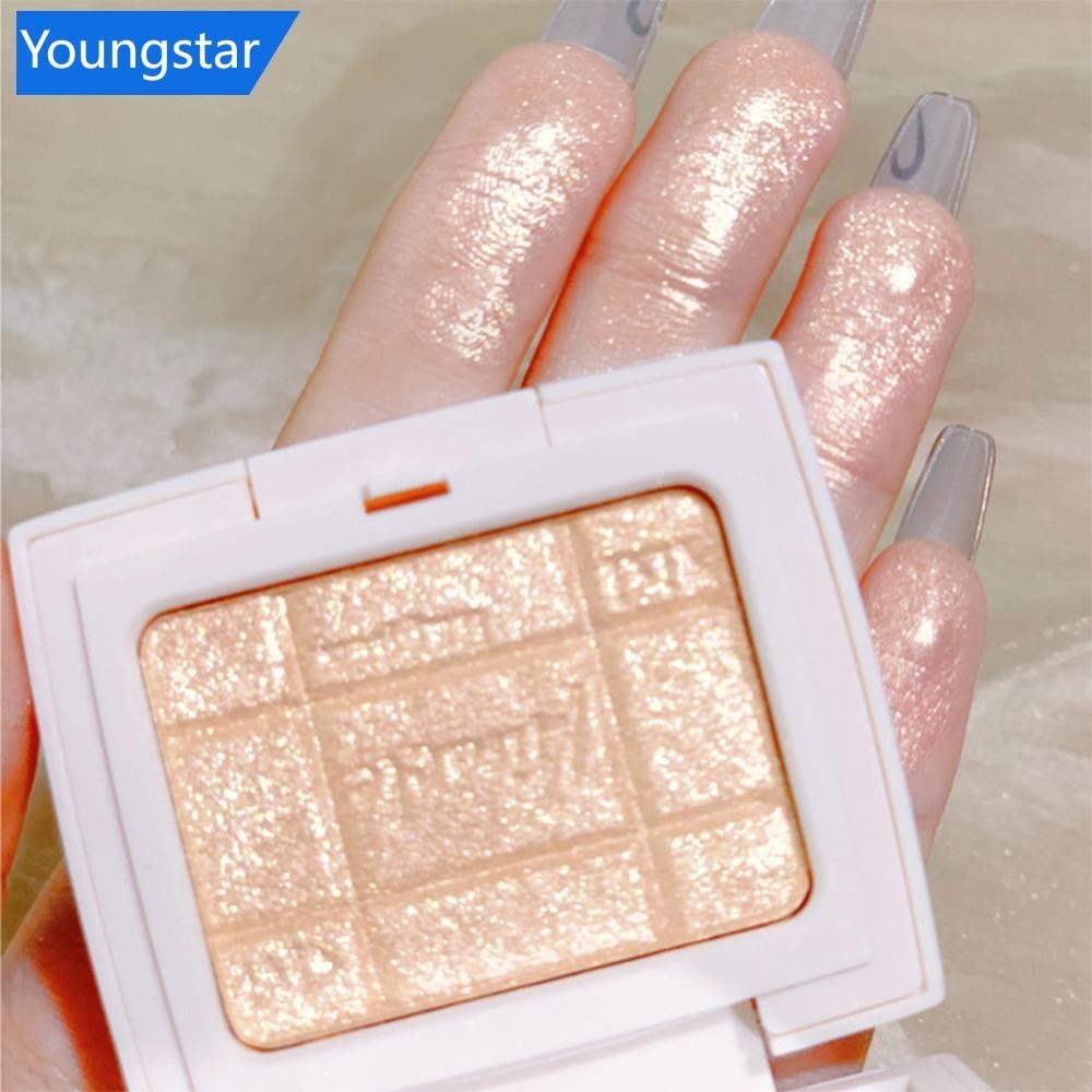 Ys 3D นูน Glitter Palette อายแชโดว์ Cheek Contour High Gloss Palette Body Highlight Palette Palette 