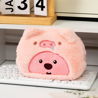 S96 กระเป๋าใส่ดินสอ นักเรียน กระเป๋าเครื่องเขียน ขนนิ่ม สามารถใส่เครื่องสำอางได้ พร้อมส่ง