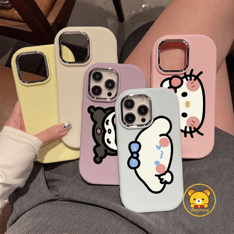 Hello KittyปลอกสําหรับOPPO Reno 12 11F 11 10 8Z 7Z 8 7 4G Lite 9 7 8 7 SE 6 5k 5 4 Pro 4 SE A1 A98 F23 R17 Pochaccoน่ารักเคสโทรศัพท์กรอบเลนส์การ์ตูนKuromi ปกอ่อนป้องกันการตก
