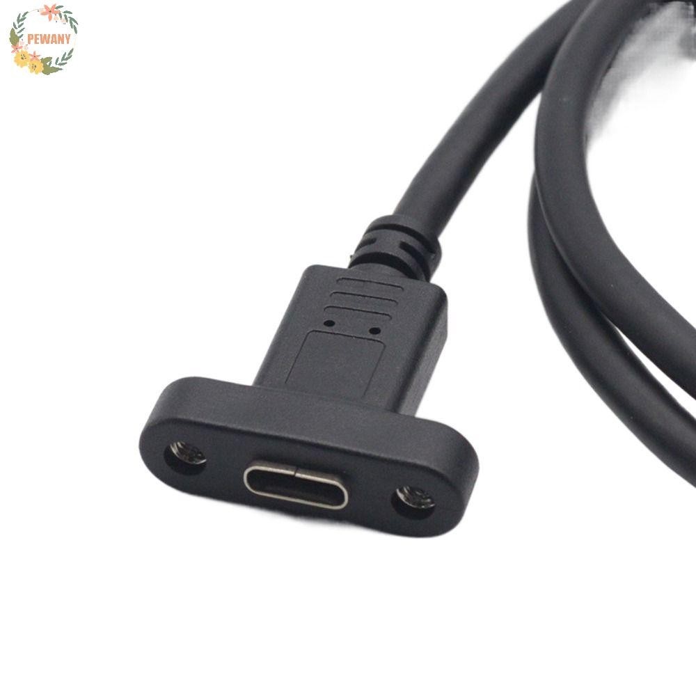 Pewany สายเคเบิลต่อขยาย Type C 0.3 ม. 0.5 ม. 1 ม. 1.5 ม. พร้อมน็อต พร้อมสกรูตัวผู้ เป็นตัวเมีย Type C