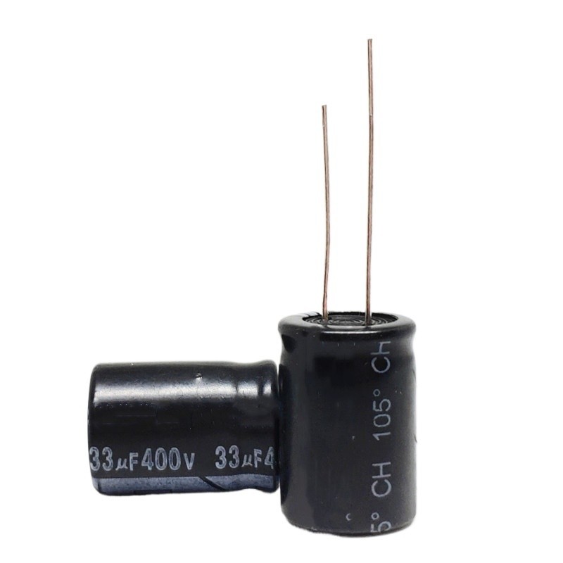 400v33uf ยี่ห้อใหม่สวิทช์อลูมิเนียม Electrolytic Capacitor 33UF 400V ปริมาณ 16 * 21 16X25
