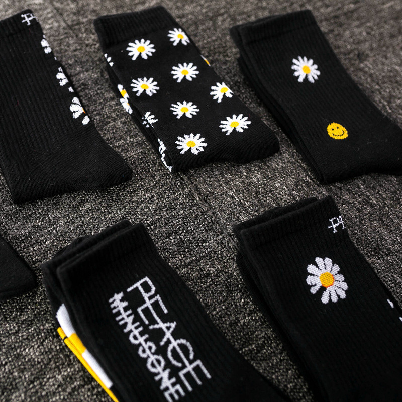 Ladies medium socks comfortable breathable cotton socks