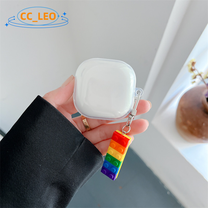 For Anker Soundcore R50i NC Case Clear Soft Case Cute Bracelet Lego Pendant Soundcore P30i Silicone Soft Case Shockproof Shell Case Protective Cover