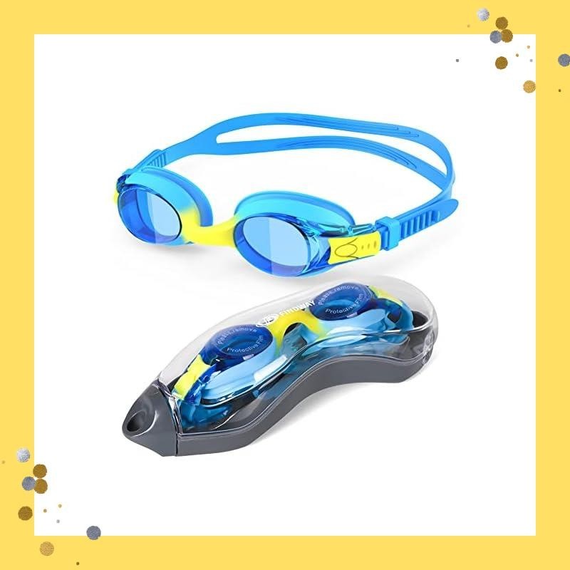 [Findway] Goggles swimming kids 1 pack swimming goggles kids swimming goggles UV cut anti-fogging wa