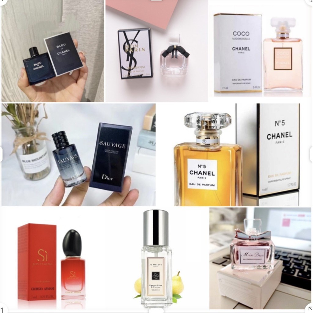 【 % แท้ 】น้ำหอม ขนาดพกพา ทดลอง 5ML