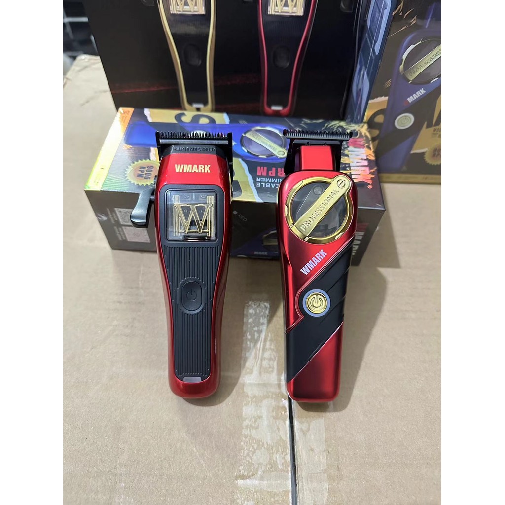 WMARK NG-X1+NG-9213 ปัตตาเลี่ยนผมคริสตัลเหลวช่วงล่างแม่เหล็กมืออาชีพข้ามพรมแดนดิจิตอลเฟดเดอร์ DLC มี