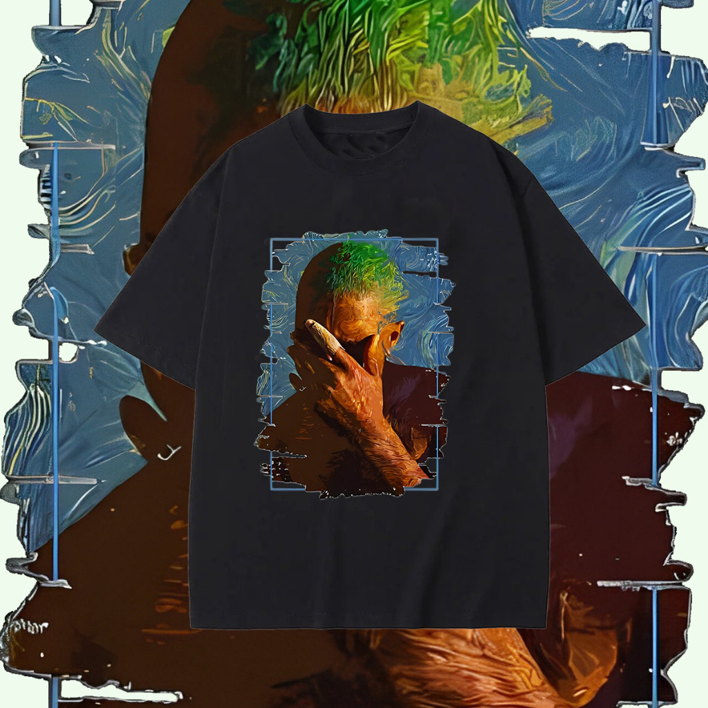 [พร้อมส่ง][แขนสั้นแฟชั่น ใหม่ เสอ FRANK OCEAN Blond 2pac Tupac  Hiphop Rap T-Shirt  ไม่จำกัดเพศ ผ้าC