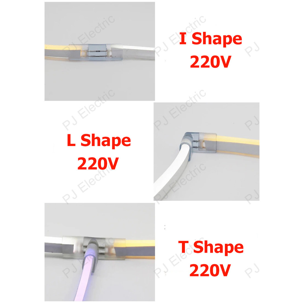 1 ชิ้น ตัวต่อไฟเส้น ต่อไฟเส้น LED Neon Flex (NEON LED Strip Connector) 220V ขนาด 8×16 หรือแบบเส้นผ่าศูนย์กลาง 14 mm ราคา ถูกที่สุด ดีลบีเคเค แกลเลอรีภาพที่ 8