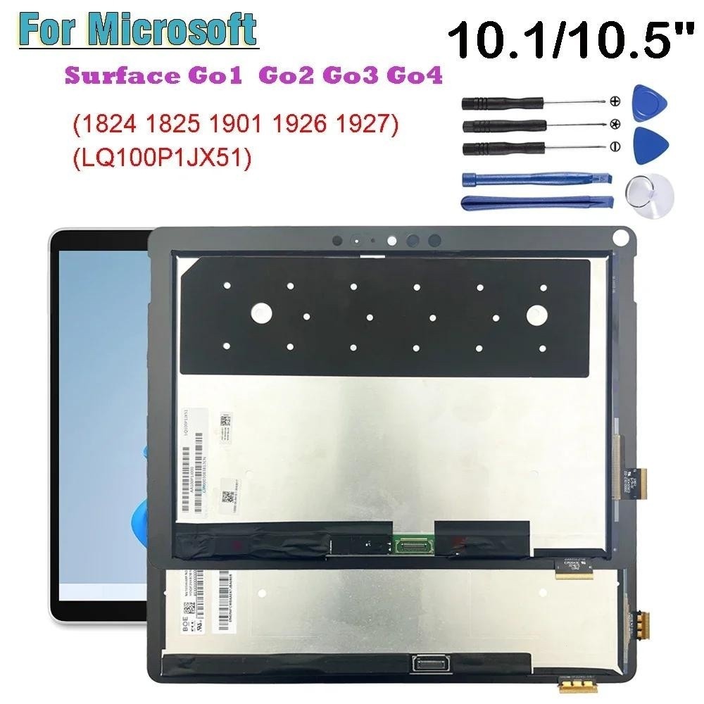 ชิ้นส่วนเปลี่ยนหน้าจอสัมผัส LCD สําหรับ Microsoft Surface Go 1 2 3 4 GO1 Go2 1824 1825 1901 Go2 GO3 