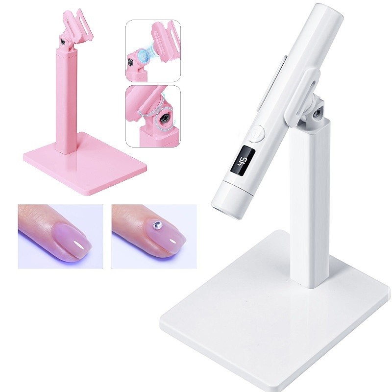 ไฟฉายอบสีเจล UV LED ล๊อคอะไหล่เล็บ-อบสีเจลให้แห้งไว ใช้งานง่ายชาร์ทแบต1 ครั้งใช้งานได้นาน ด้ามจับถนัดมือ ราคา ถูกที่สุด ดีลบีเคเค รูปภาพหลัก
