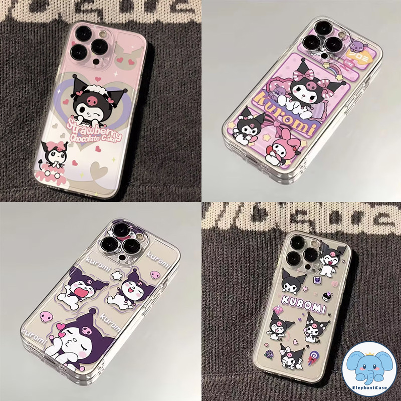 แนวโน้มน่ารักคุโรมิรักเคสหัวใจเข้ากันได้กับ เคสไอโฟน 11 13 15 12 14 Pro Max 7Plus XR 7 14 8 15 Plus X XS Max SE เคส