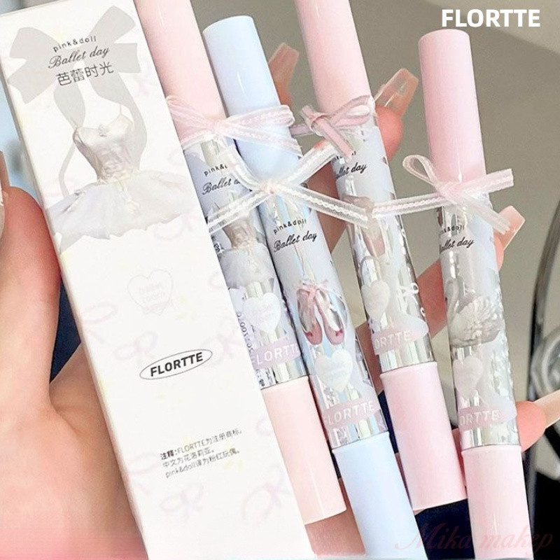 FLORTTE ลิปกลอส วอเตอร์กลอส ไม่เหนียวเหนอะหนะ ให้ความชุ่มชื้น