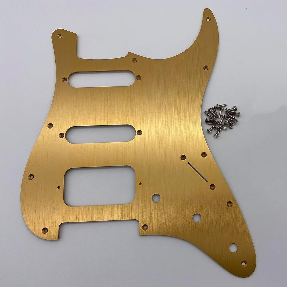 Fender Strat Guitar Pickguard Aluminium Anodized SSH American/Mexican Guitar Parts