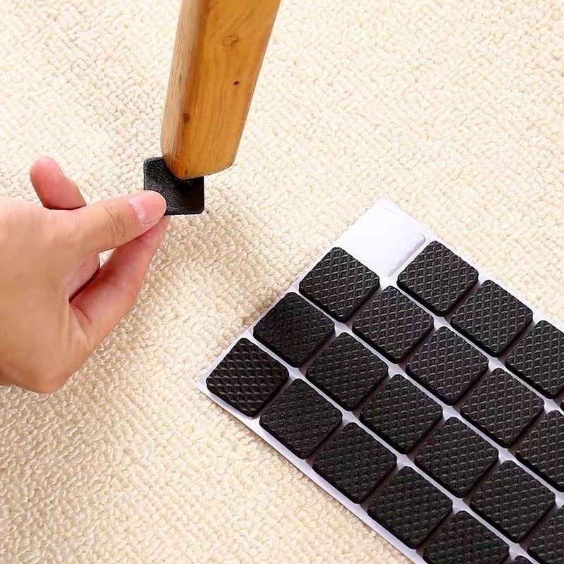 Universal Self-Adhesive Anti-Slip Foot Mat High-Density EVA โฟม Shock-Absorbing ปะเก็นโต๊ะเก้าอี้โซฟาขา Mute สวมใส่-