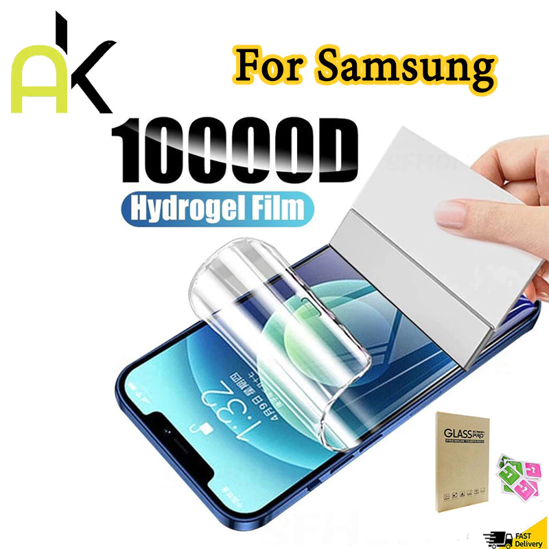 AK ฟิล์มไฮโดรเจลแบบเต็มจอ เหมาะสำหรับSamsung A07 A06 S24 A06 A16 A05 A05S A03s A10 A12 A13 A20s S20 S21.S22 Ultra S21 FE
