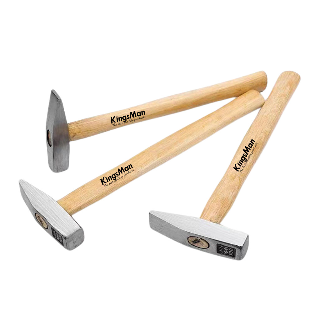 ฆ้อนช่างทอง KingsMan 200g/300g ด้ามไม้ สำหรับงานDIY,ตอก, เคาะ,ตีกิ๊ฟ