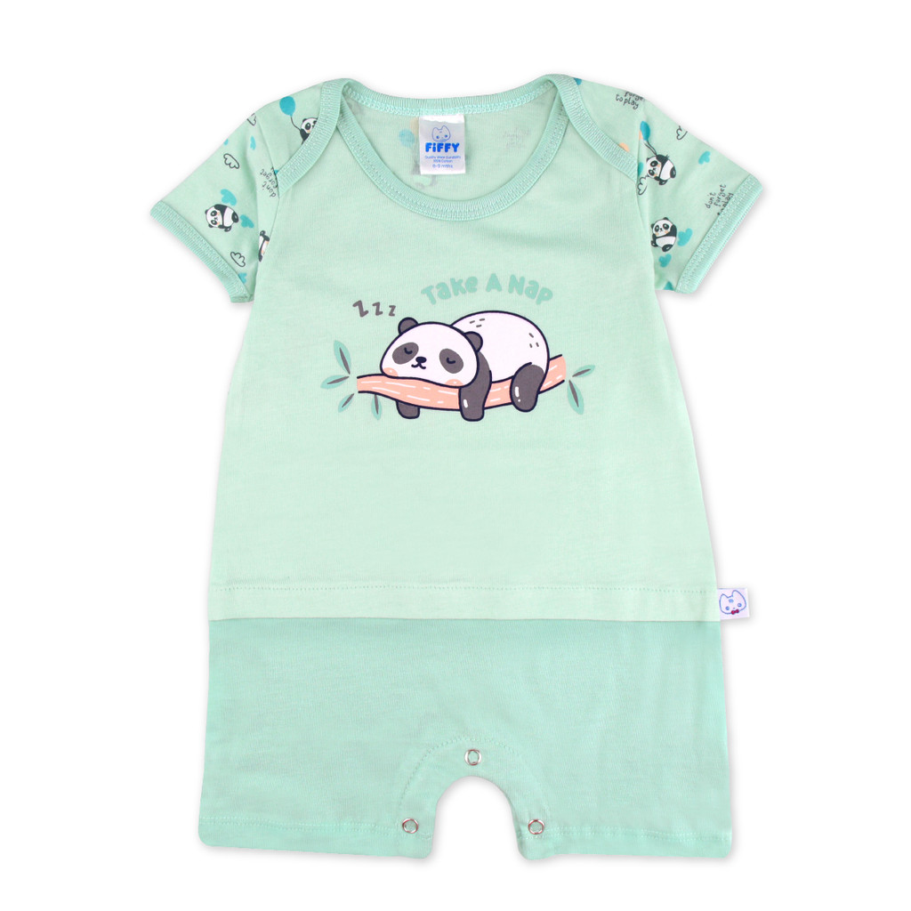 Fiffy SLEEPING PANDA ROMPER